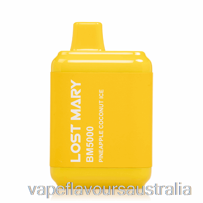 Vape Nicotine Australia Lost Mary BM5000 Disposable Pineapple Coconut Ice